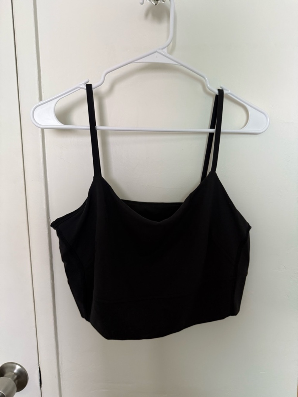 lululemon athletica Black Spaghetti-Strap Sports Bra
